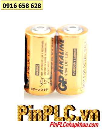 Pin GP 910A; Pin LR1 SUM5 E90 _ GP Super 910A size N, E90 Alkaline Battery (Loại vỉ 2viên)